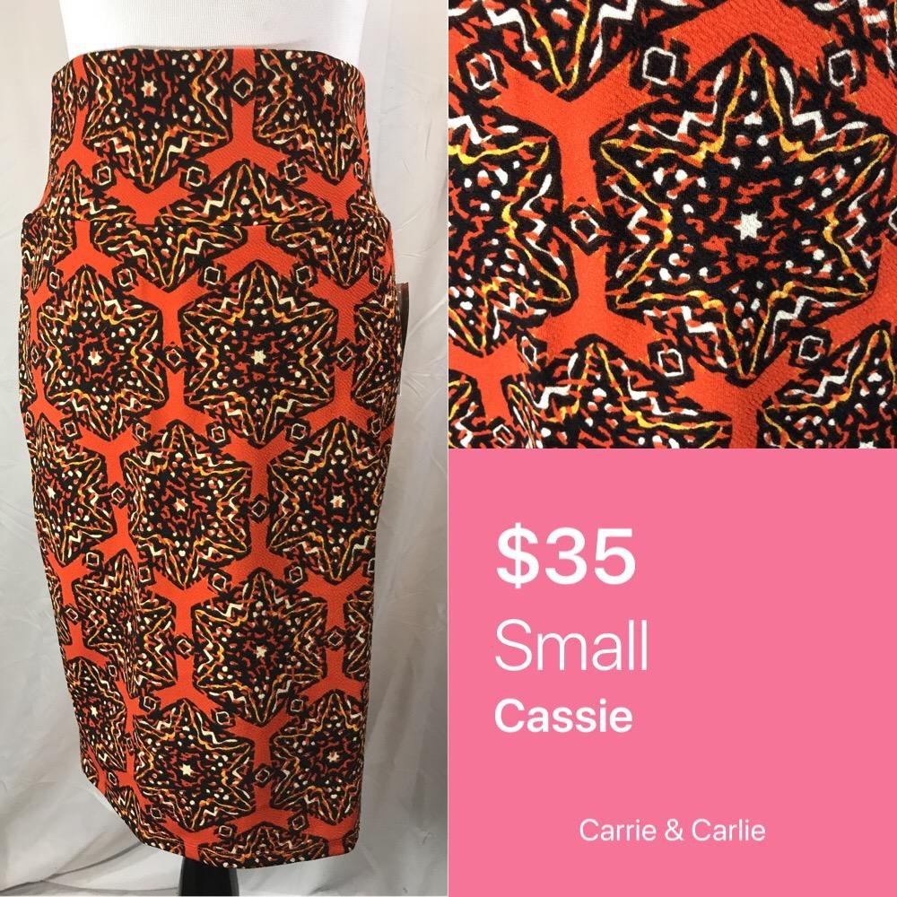 NWT LuLaRoe Small Orange Cassie
